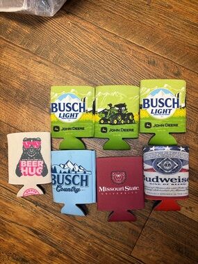 Busch Light x John Deere Green Can Cooler - Party Koozie